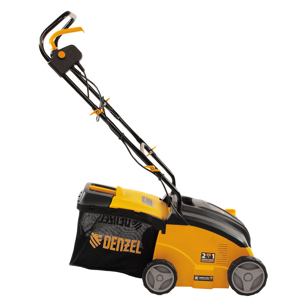 Скарификатор-аэратор электрический SAE-1500, 1500 Вт, -11/+5 мм, 32 cм Denzel (57701)