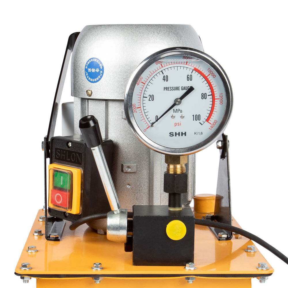 Станция насосная гидравлическая с электроприводом для однополостного инструмента, 700 бар, 8 л, ручное управление, ТЕХРИМ, 811015-4