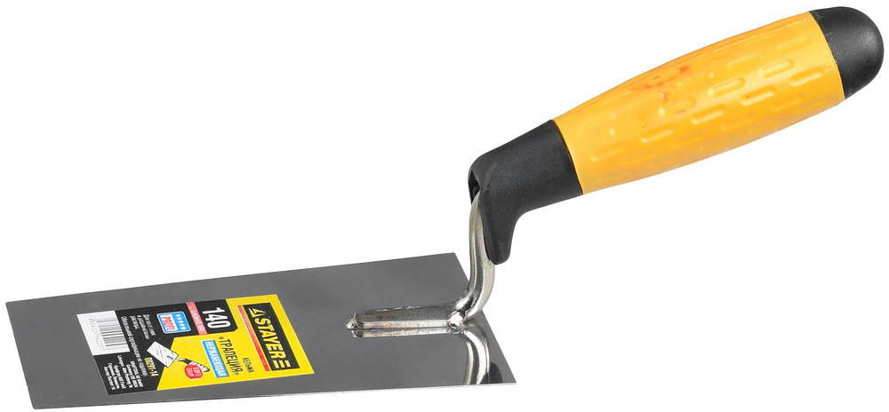 Кельма трапеция 140 мм, нержавеющее полотно, 2-х компонентная рукоятка Professional STAYER 08291-14