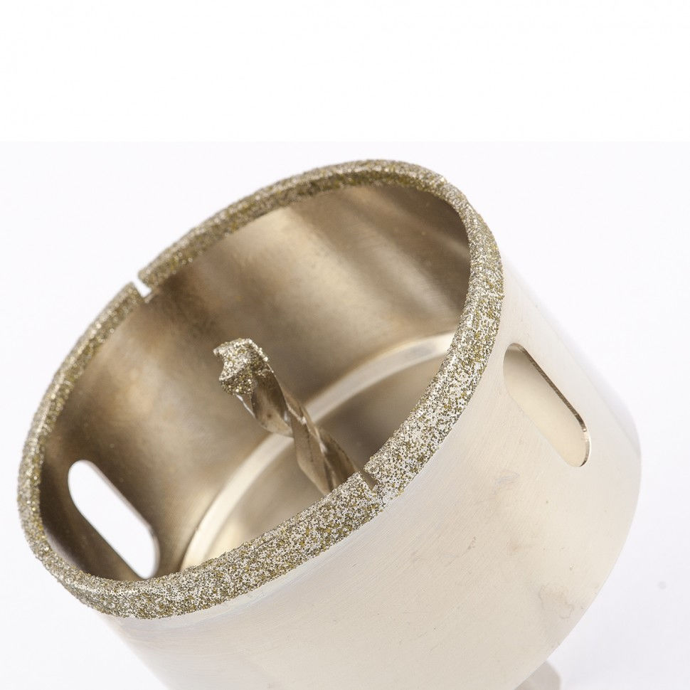 Сверло алмазное по керамограниту, 75 х 67 мм, трехгранный хвостовик Matrix (726753)