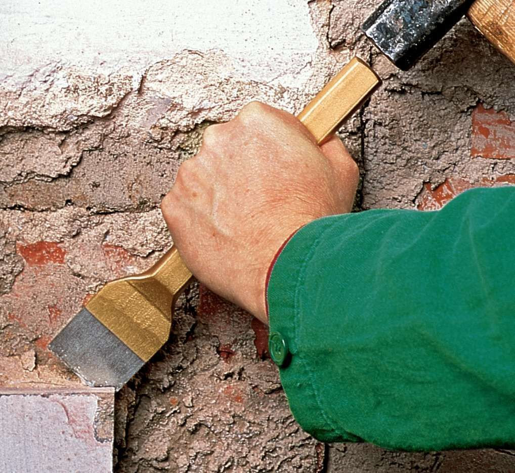 Зубило для швов, ширина резца 60 мм, (26 x 13) x 250 мм, плоско-овальный профиль, полировка (RE-3850600)