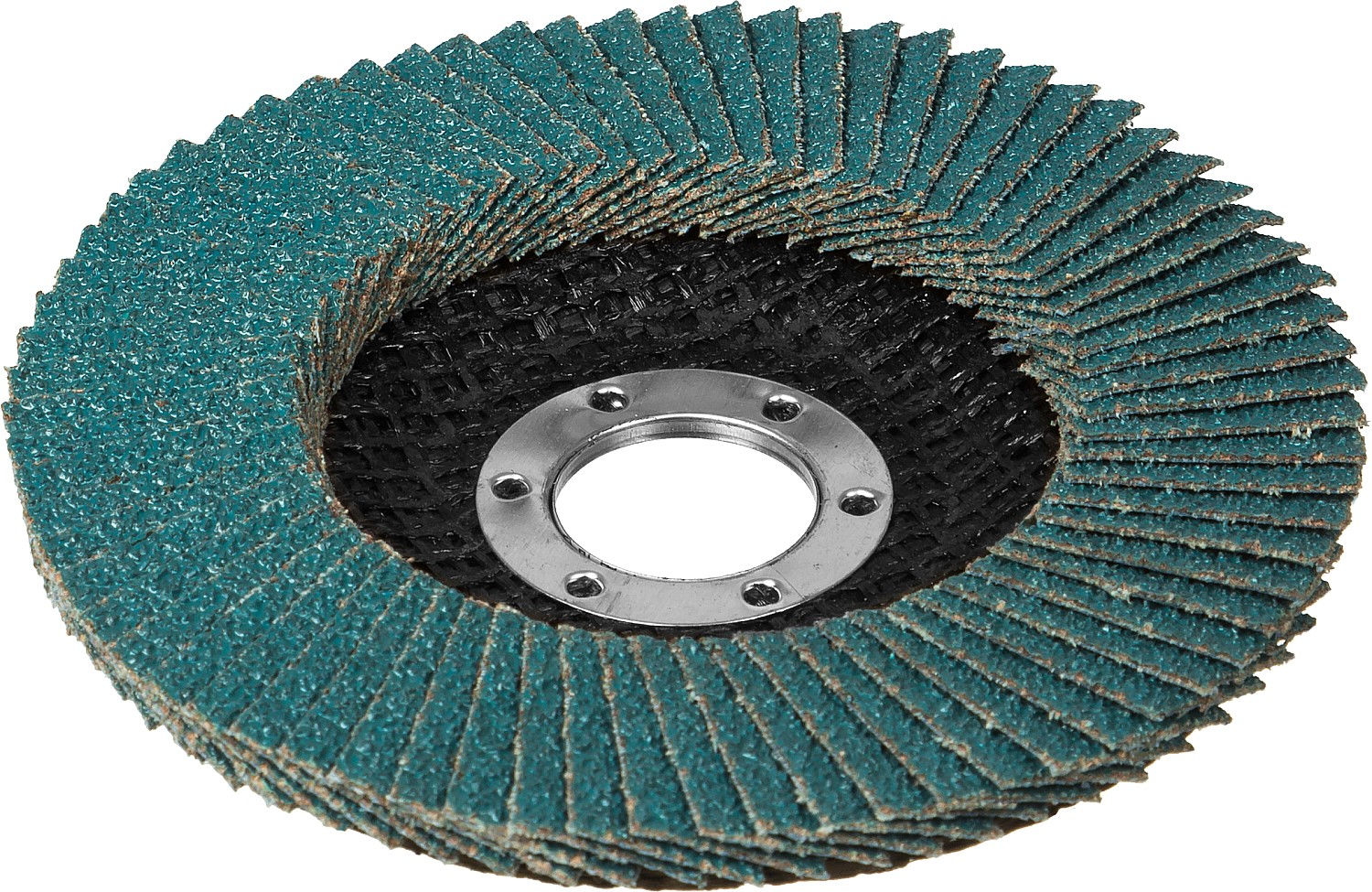 ЗУБР 115 мм, P60, КЛТ, круг лепестковый торцевой циркониевый (36595-115-60)