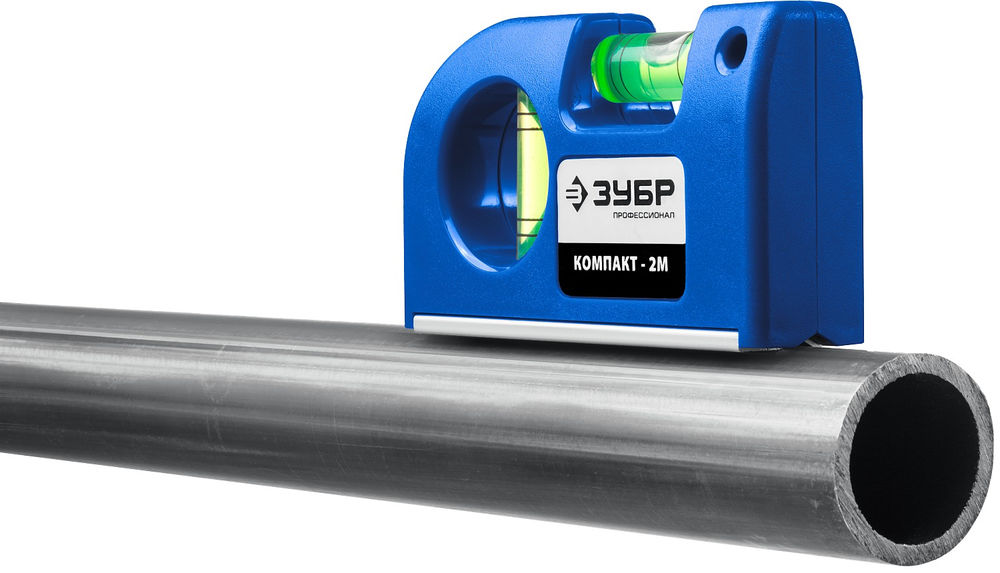 Магнитный компактный уровень КОМПАКТ - 2М, 85 мм ЗУБР Профессионал 34551