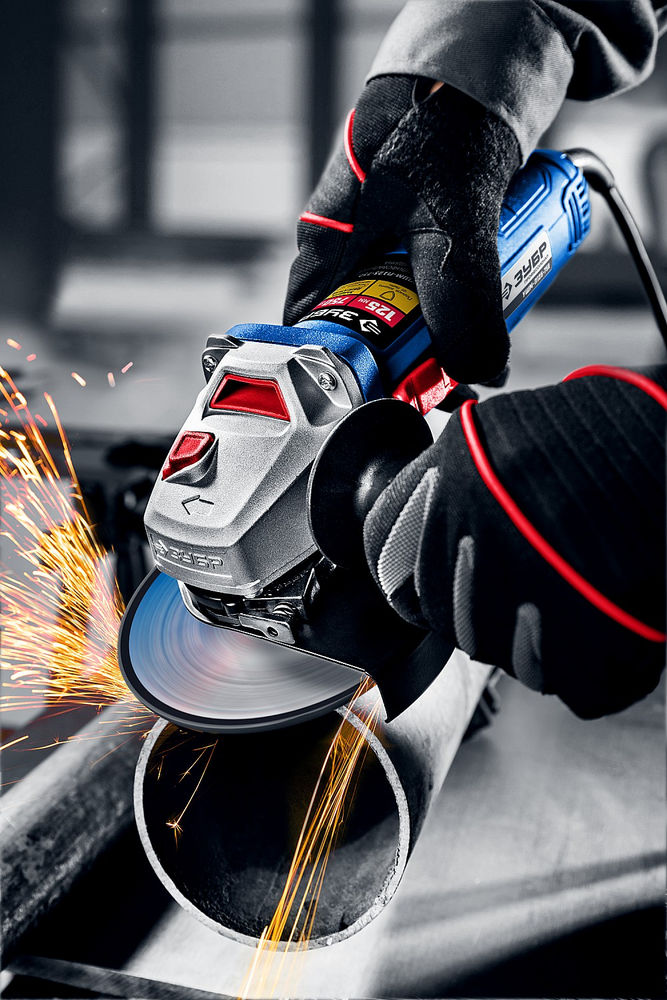 УШМ 750 Вт d125 мм Профессионал ЗУБР Компакт УШМ-П125-750