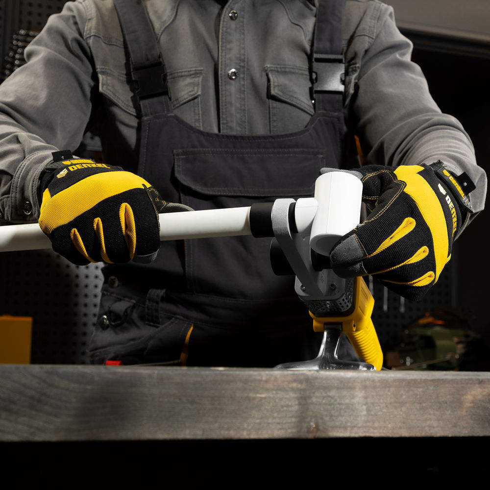 Аппарат для сварки пластиковых труб DWP-800, Х-Pro, 800 Вт, 300 град, комплект насадок, 20-32 мм Denzel (94207)