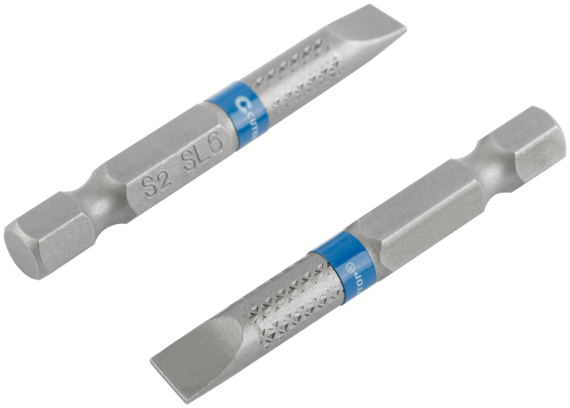 Биты стальные, 10 шт., CUTOP Profi, SL6, 50 мм (83-646)
