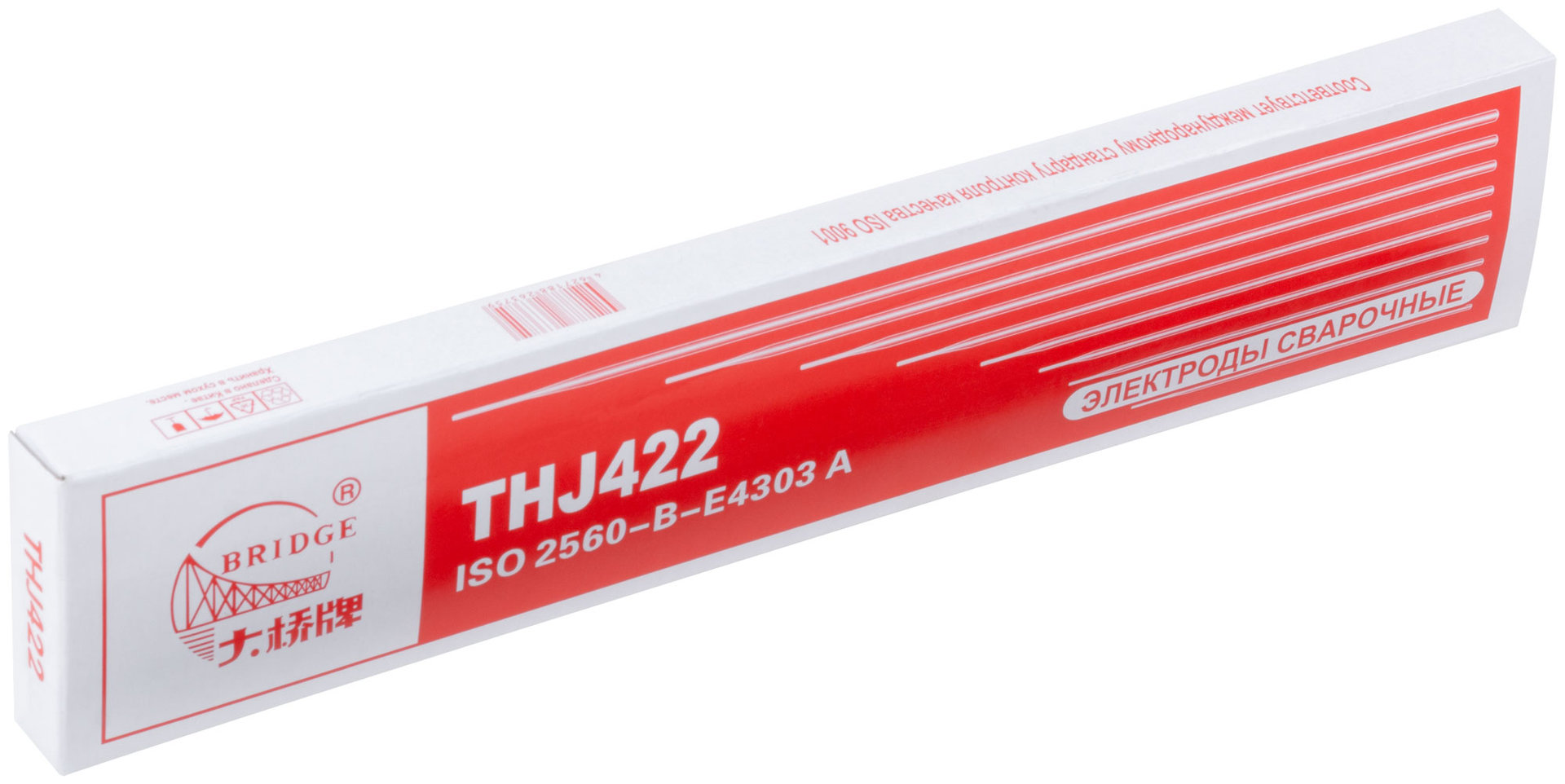 Электроды THJ422 Bridge (аналог МР-3) для низкоуглеродистых сталей 2,5 мм х 300 мм (коробка 1 кг) (81783)