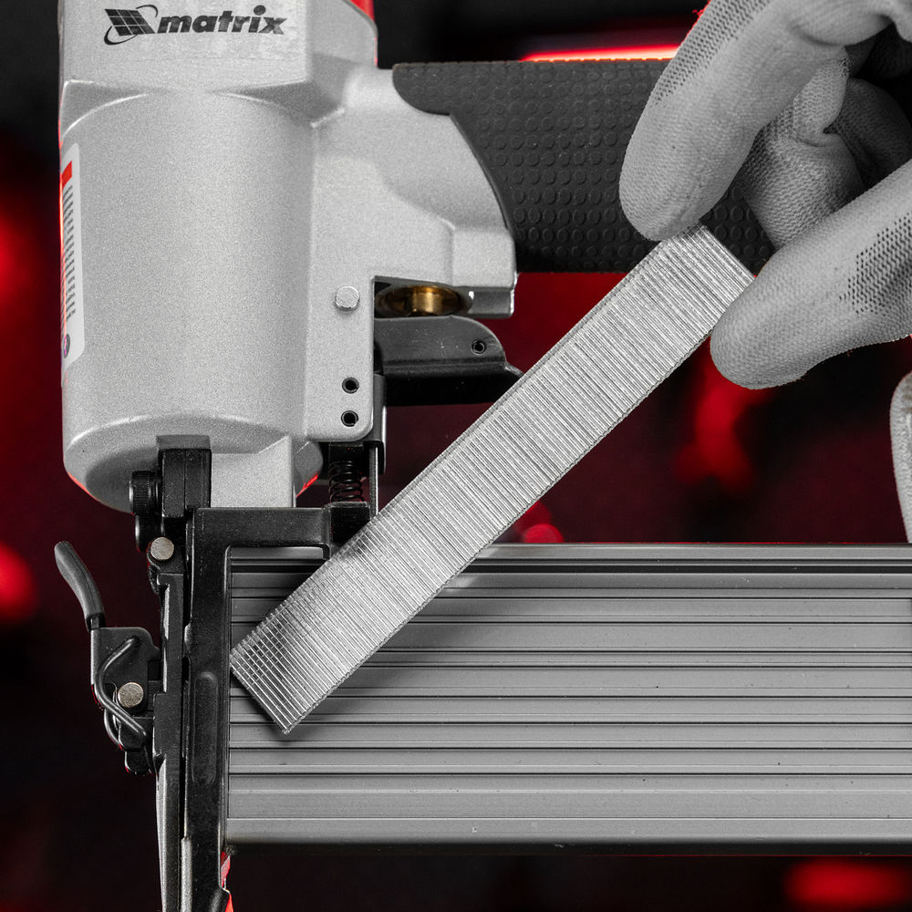 Гвозди для пневматического нейлера, длина 20 мм, ширина 1.25 мм, толщина 1 мм, 5000 шт Matrix (57606)