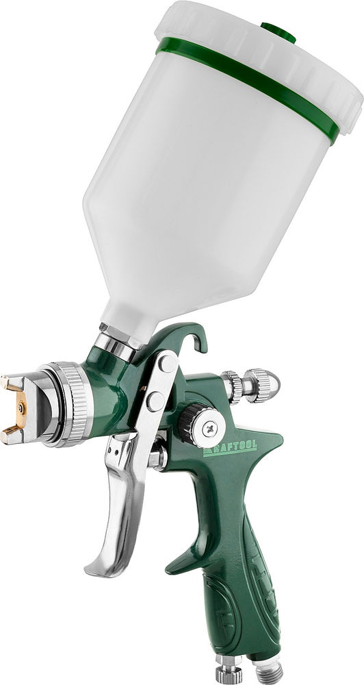 Пневматический краскопульт с верхним бачком AirKraft, HVLP, 1.4 мм KRAFTOOL 06522-1.4