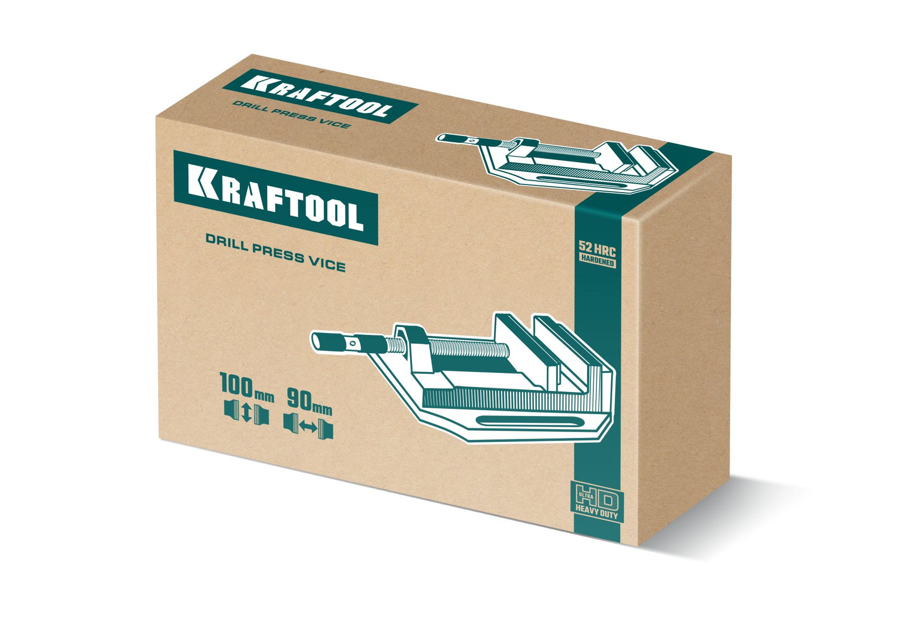 KRAFTOOL DPV-100, 100 мм, станочные сверлильные тиски (32722-100)