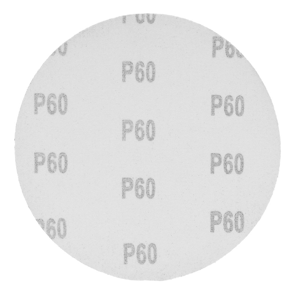 Круг абразивный на ворсовой подложке под липучку, P 60, 150 мм, 5 шт Matrix (73882)