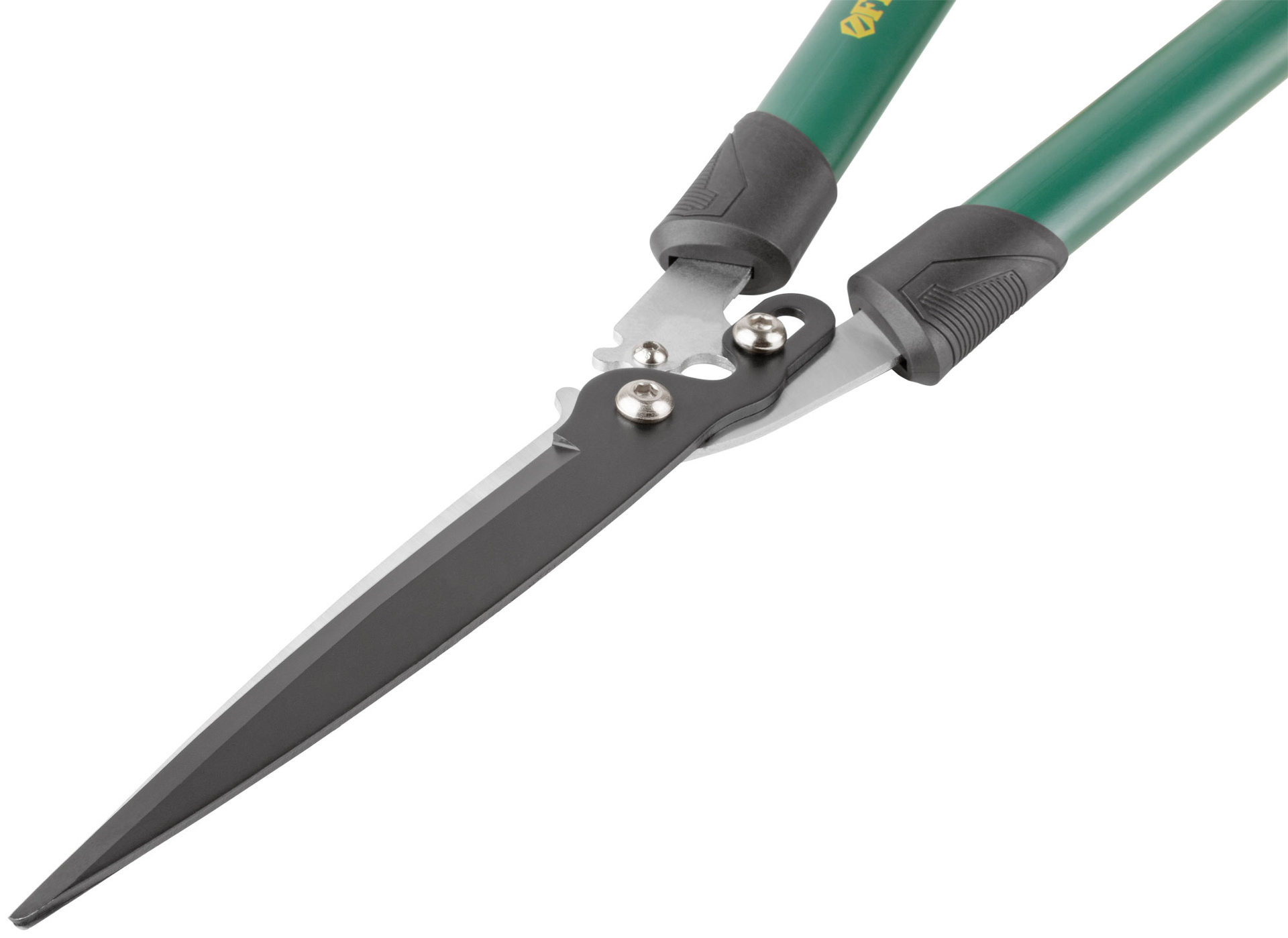 Кусторез, тефлоновое покрытие, шестеренч. передача, стальные ручки с прорезинен. рукоятками 675 мм (77110)