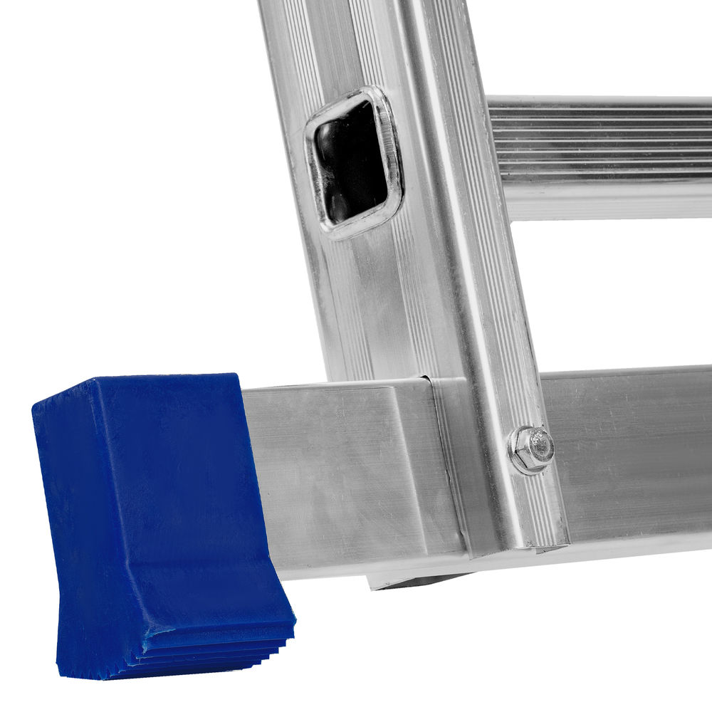 Лестница, 2 х 13 ступеней, алюминиевая, двухсекционная, Сибртех (97913)