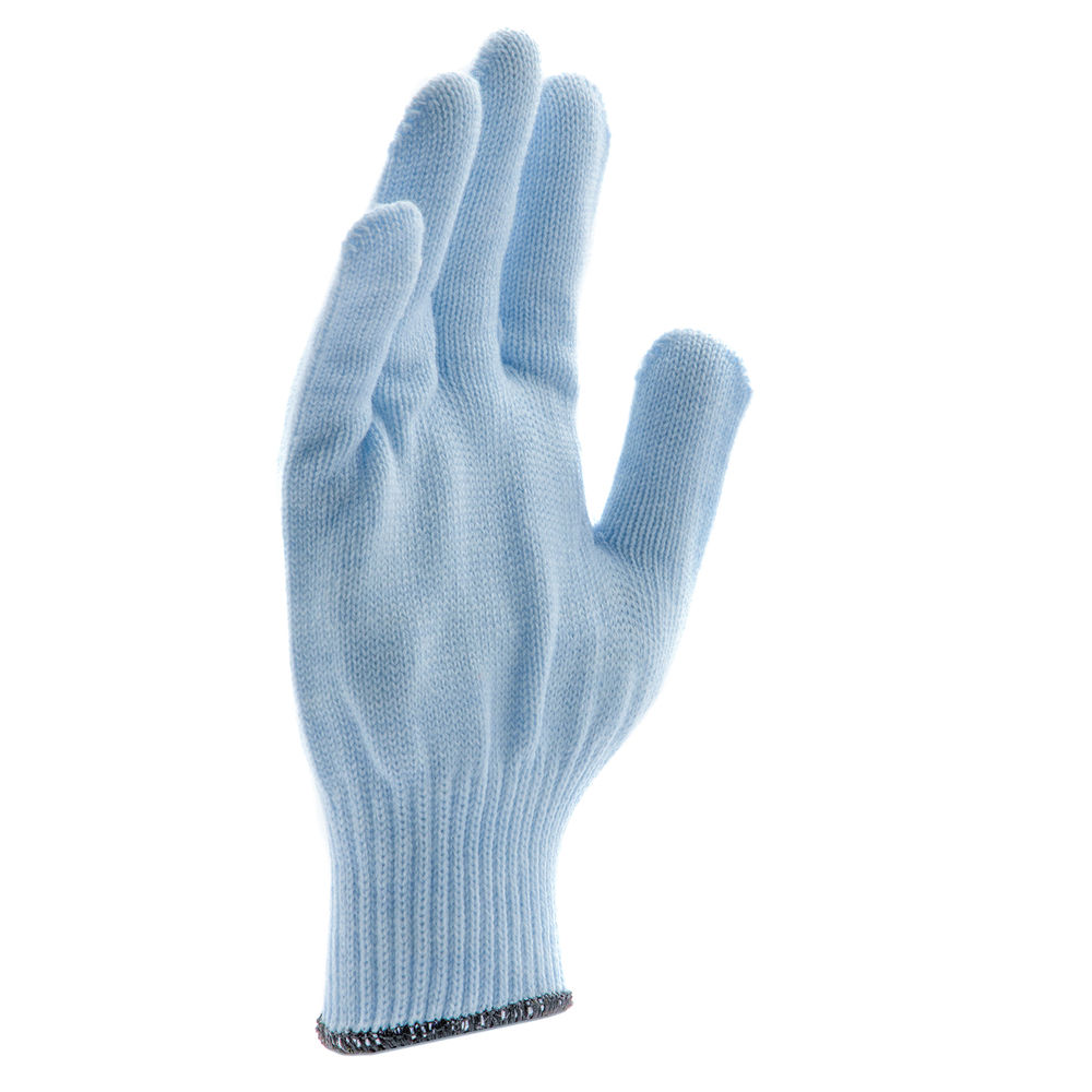 Перчатки трикотажные, акрил, цвет зенит, оверлок Сибртех (68656)