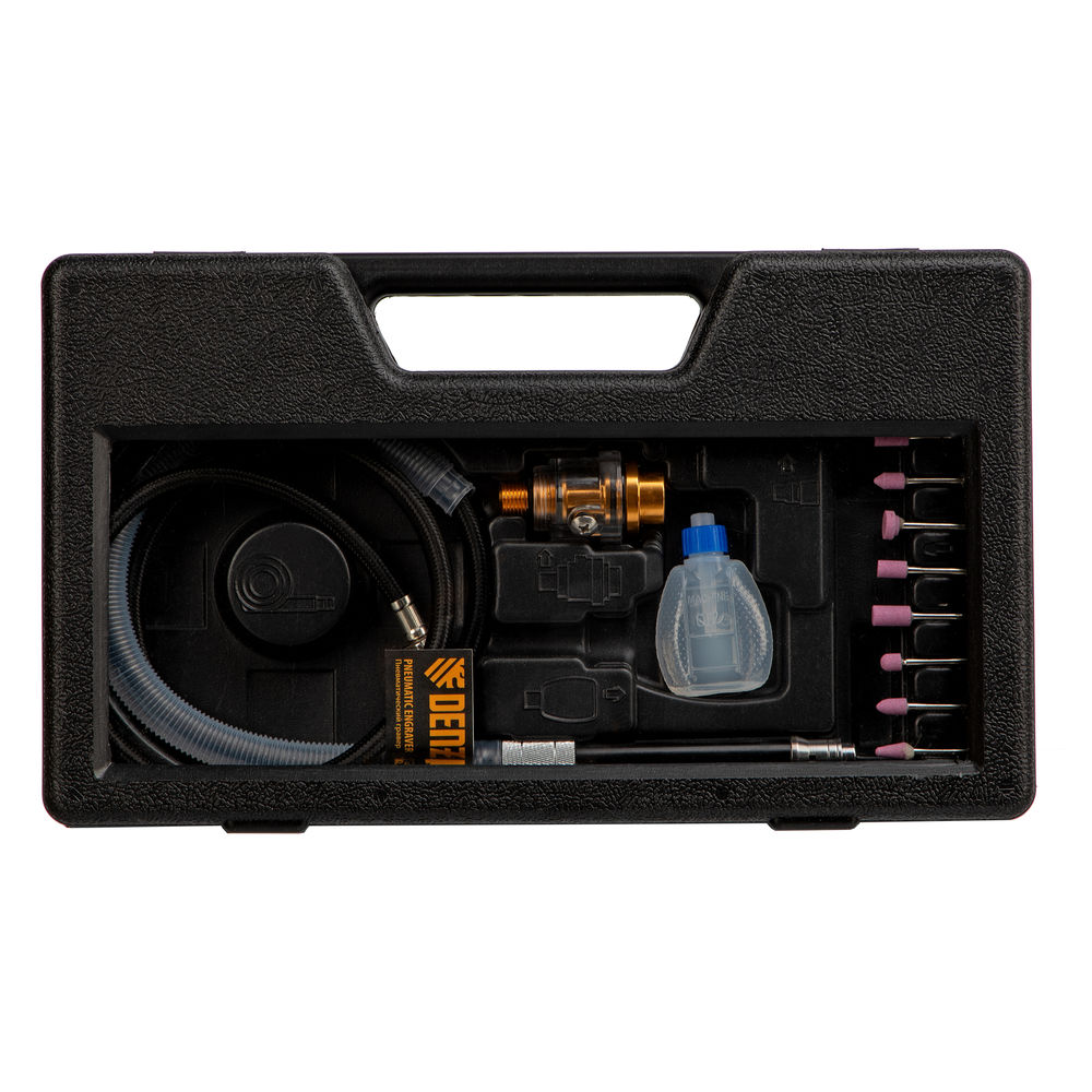 Пневматический гравер PE54000, 54000 об/мин, 3 мм, 57 л/мин Denzel (57467)