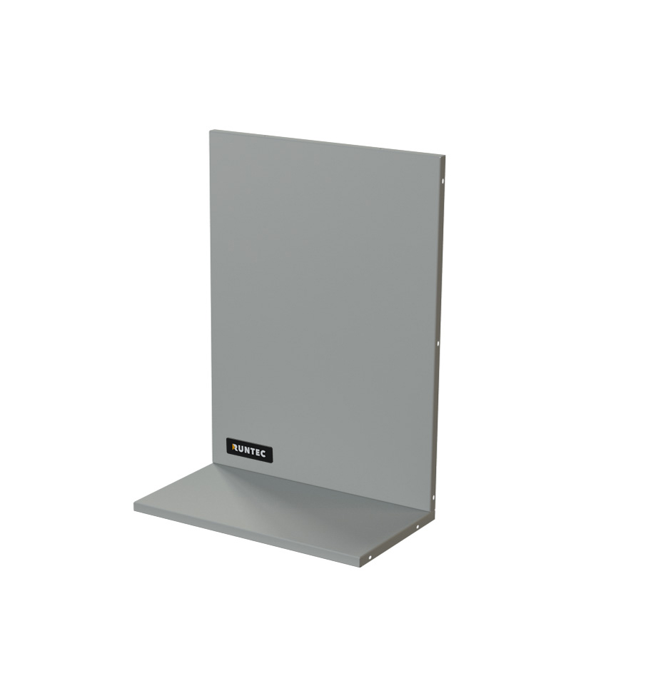 Полка стенка 500 мм (1600_2 тумба) (светло-серый) RUNTEC CS162-7035