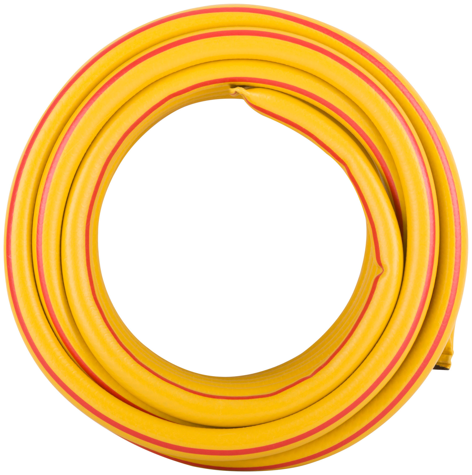 Шланг поливочный трехслойный армированный, желтый 3/4 х 2,2 мм х 15 м (76317)