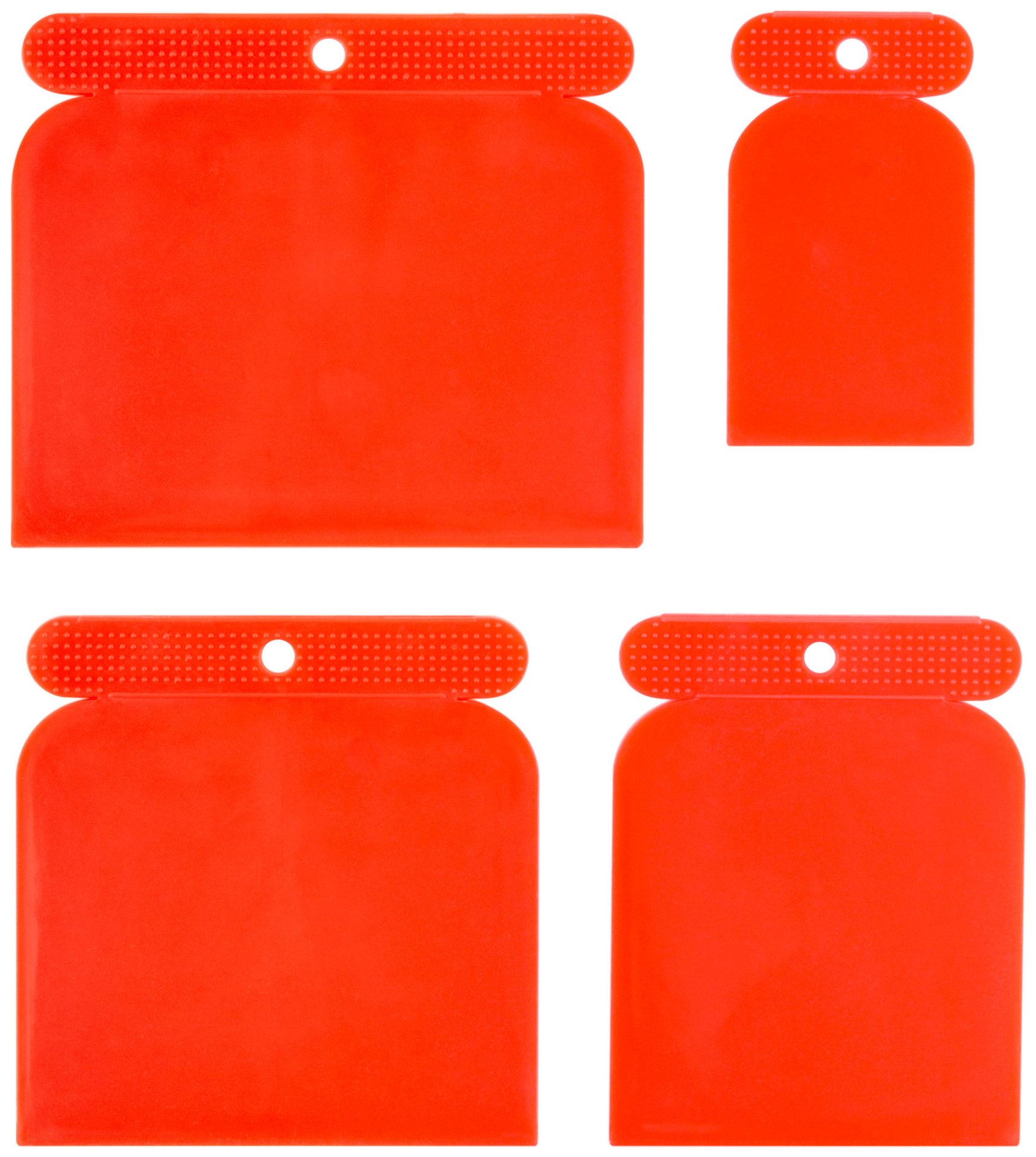 Шпатели пластиковые набор 4 шт.(Япончик) 50/80/100/120 мм (06752)