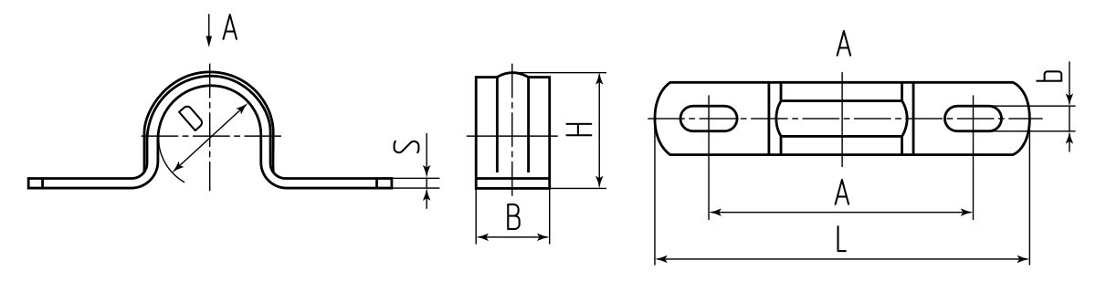 Скоба металлическая СМД 38-40 (Fortisflex) (49184)