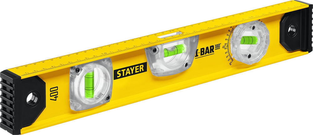 Уровень двутавровый с поворотным глазком I-Bar STAYER 180 400 мм 3470-040_z02  