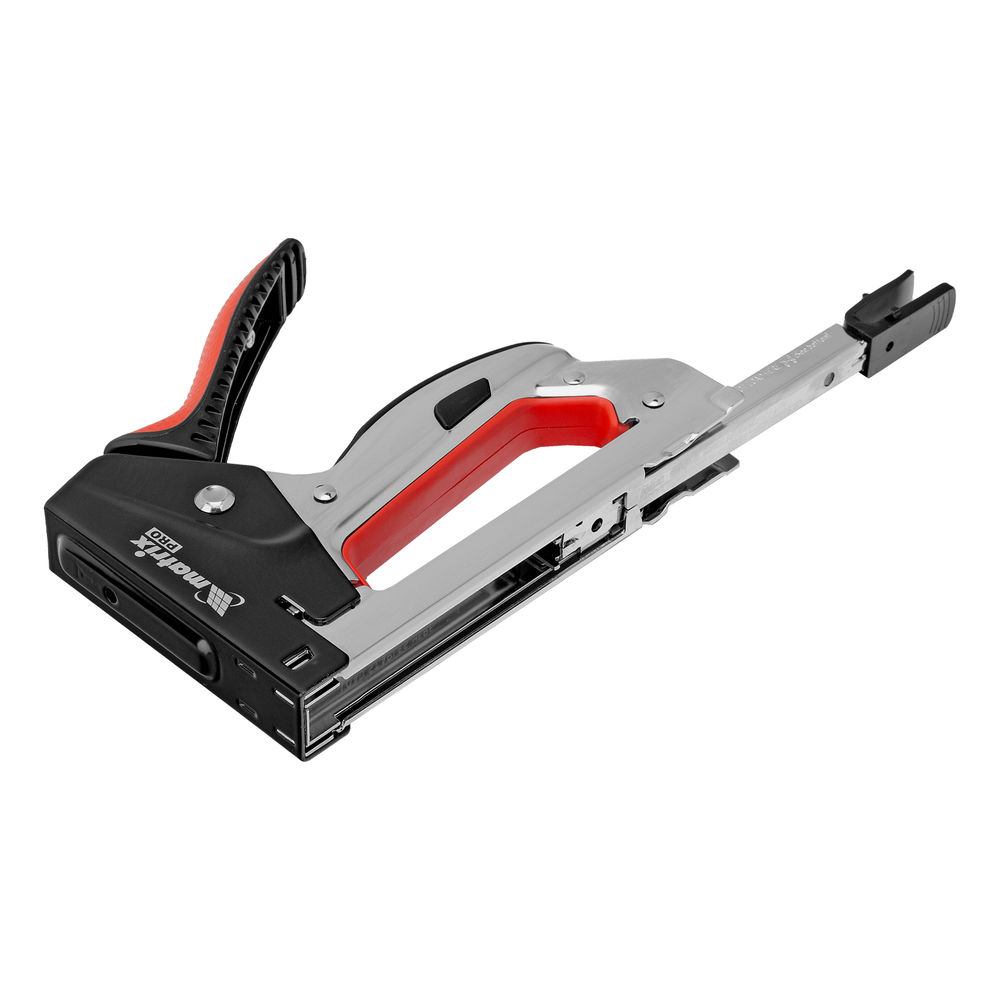 Степлер мебельный, стальной, быстрая загрузка, тип скобы 53, 6-10 мм, PRO Matrix (40916)