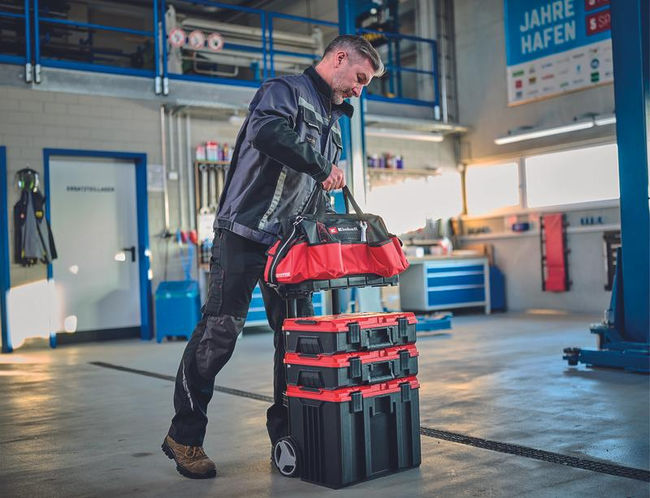 Сумка для инструмента Einhell E-Case Tasche, грузоподемность 30 кг, со стыковочной платформой (4540036)