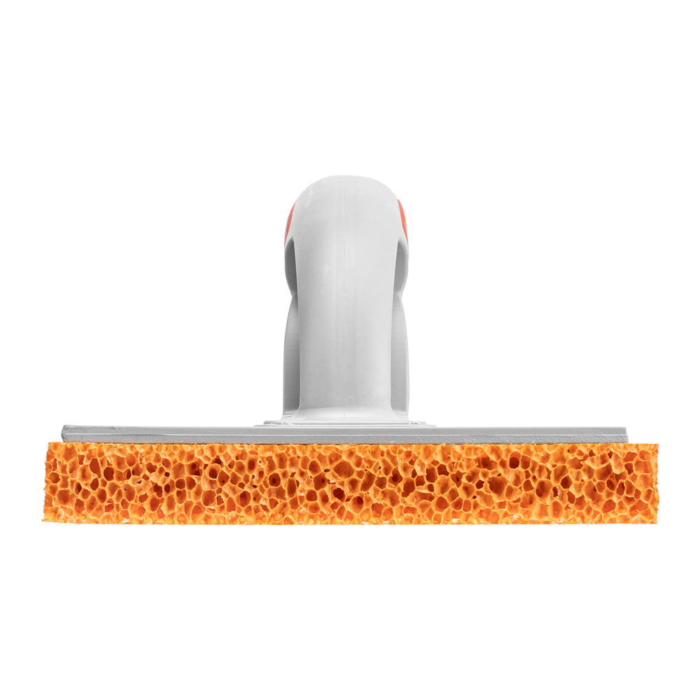 Терка пластмассовая, гидрорезиновое покрытие 18 мм, 270 x 130 мм, двухкомпонентная ручка Matrix (86807)