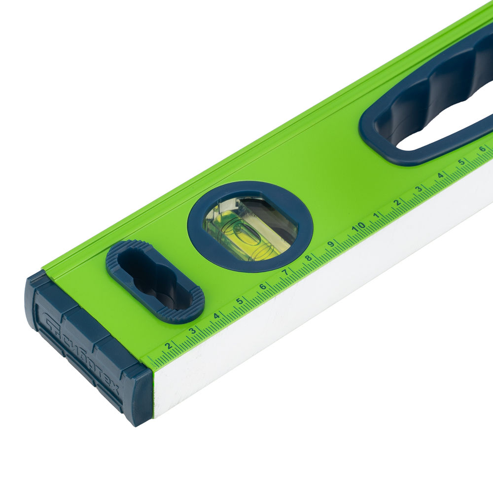 Уровень алюминиевый УСМ-0,5-600, фрезерованный, 3 глазка, магнитный, рукоятки, 600 мм Сибртех (34114)