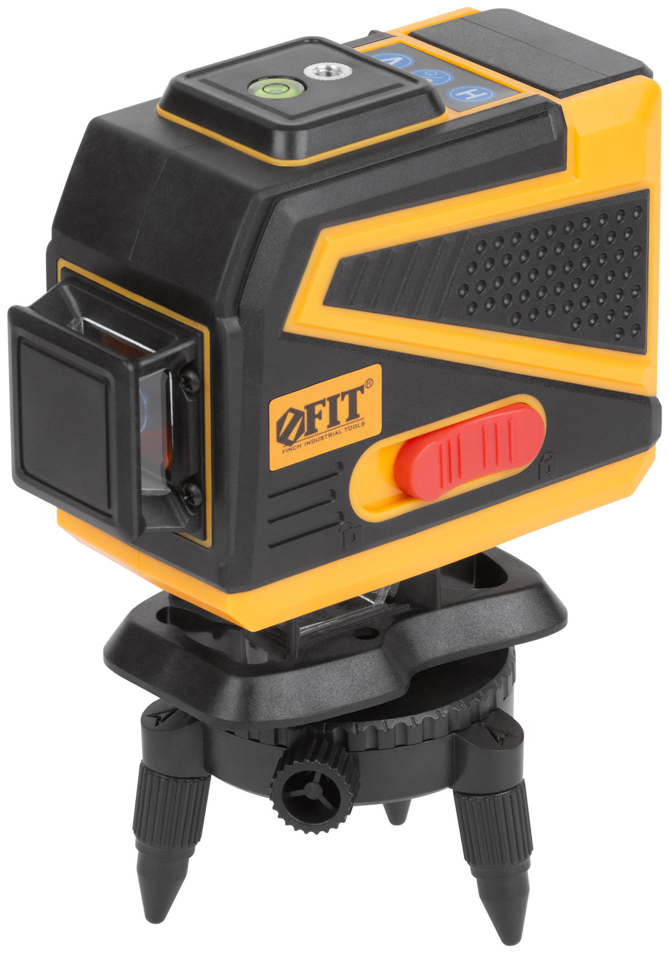 Уровень лазерный самоуспокаивающийся, зеленые лучи, 3 плоскости 360 гр., диапазон 20 м, Li-Ion аккум., 2 уровня яркости, без треноги, платформа для по (18668)