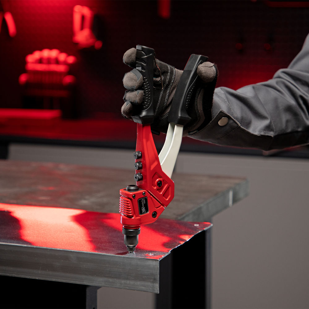 Заклепочник литой, поворотный, 290 мм, 0-360 град, заклепки 2.4-3.2-4.0-4.8 мм, Pro Matrix (40547)