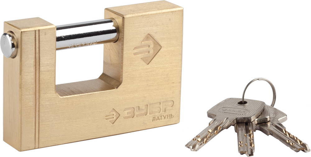 Замок навесной 90 мм, П-образная форма ЗУБР 37295-90