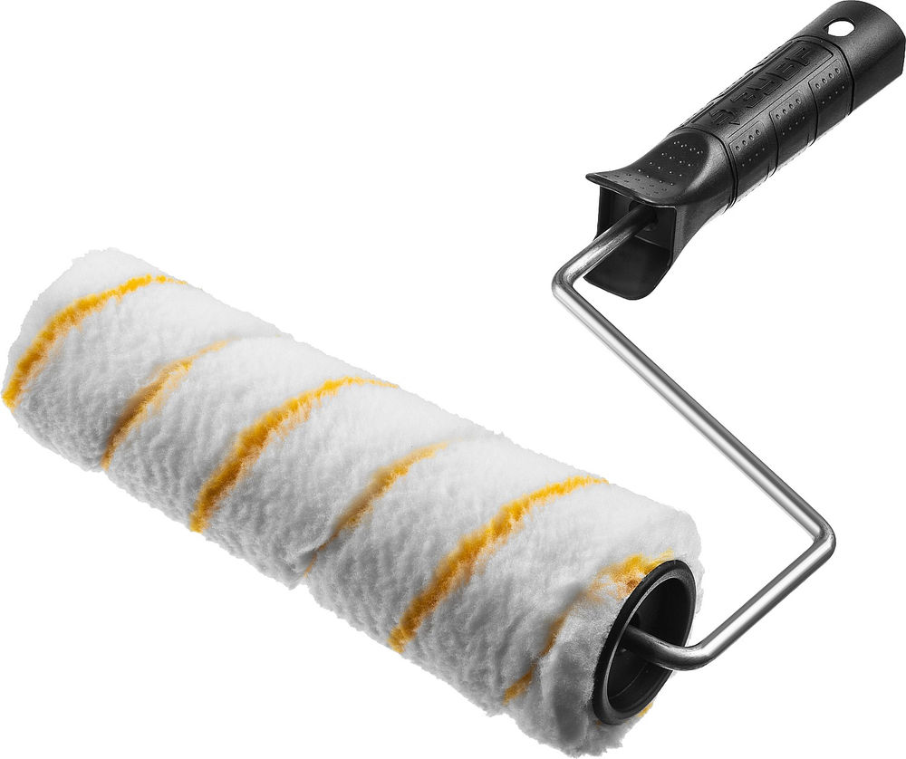 Валик малярный ДУАЛОН 40 x 180 мм, бюгель 6 мм, ворс 12 мм, все виды ЛКМ ЗУБР 03518-18_z01