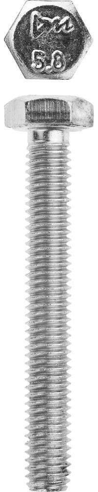 Болт M6 x 45 мм, кл. пр. 5.8, цинк, 5 кг, ГОСТ 7798-70 ЗУБР 303080-06-045