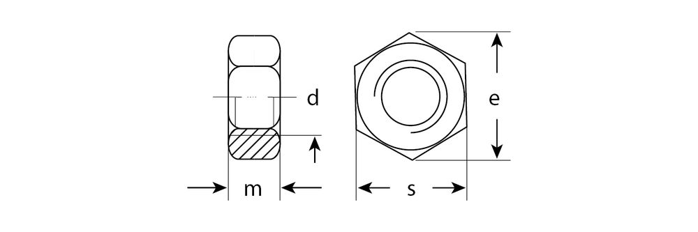 Гайка шестигранная M16, кл. пр. 6, цинк, 5 кг, ГОСТ ISO 4032-2014 ЗУБР 303550-16