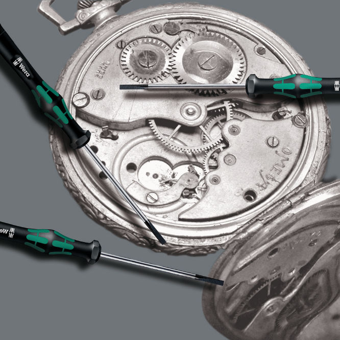 Отвёртка шлицевая прецизионная 0.30 x 2 x 50 мм SL Kraftform Micro серия 2035 Wera WE-118017