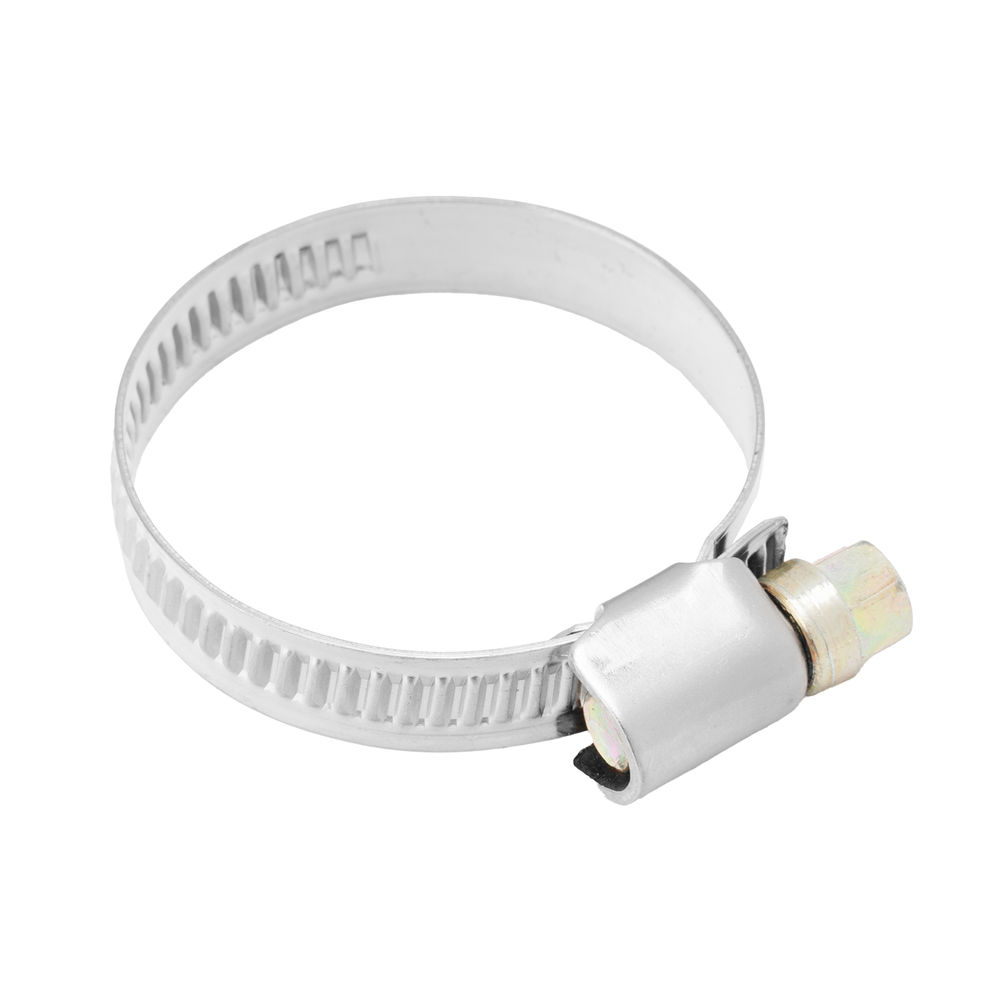 Хомуты нержавеющая сталь, Стандартное болтовое крепление 25-40 мм, 50 штук в упаковке, ширина 9 мм Сибртех (47581)