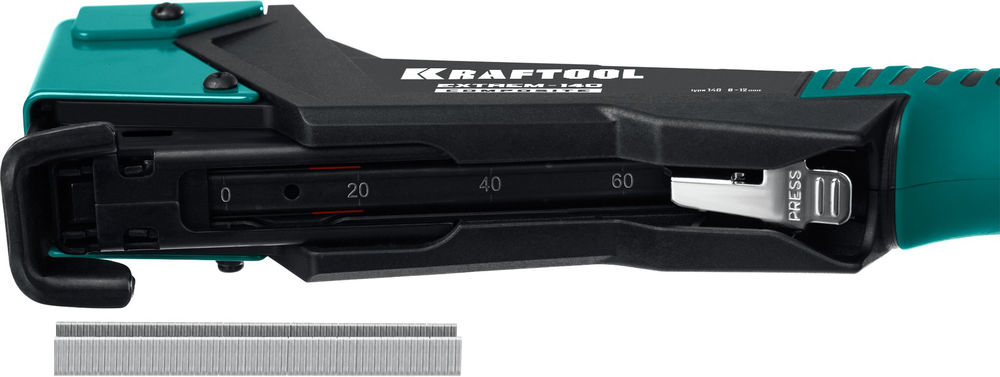 Композитный сверхлёгкий скобозабиватель EXTREM-140, тип 140 (G/11/57) 20GA (6-12 мм) KRAFTOOL 3154
