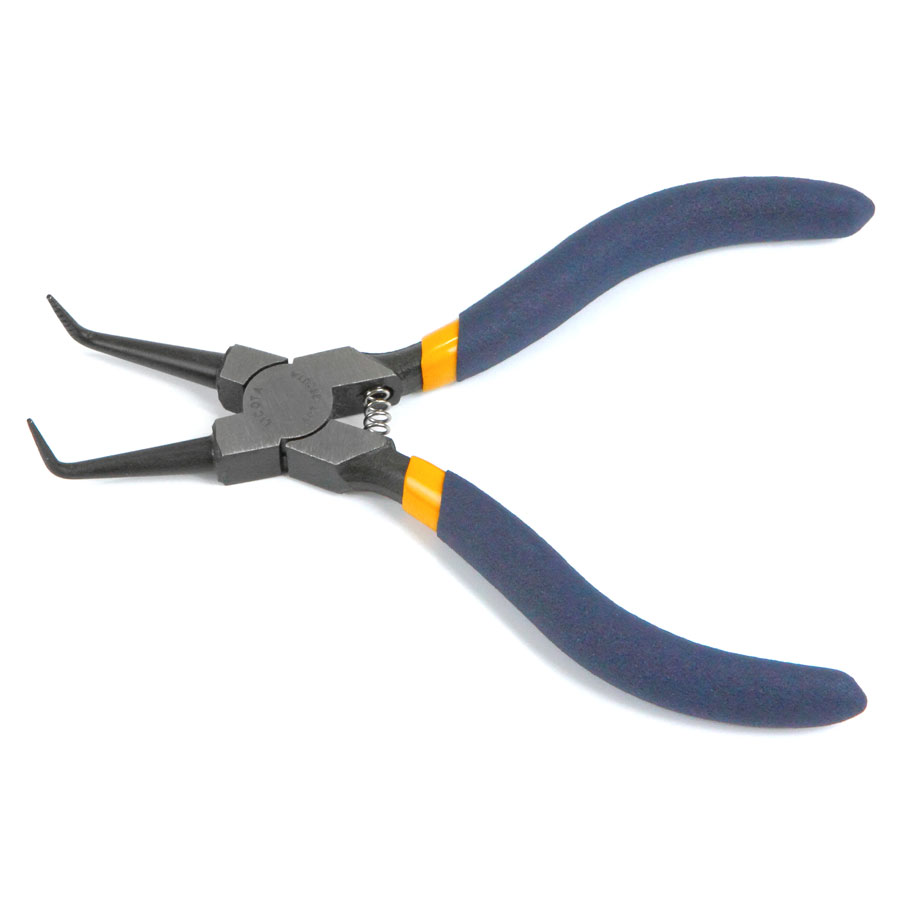 Съемник стопорных колец японский тип сжим загнутый 125 мм Licota APT-38007A