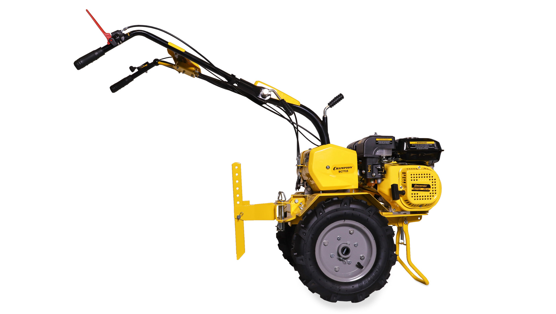 Мотоблок Champion ВС7723 (7лс 2F/1R 35,5-59,5-84,5см 33,7см 3,6л 78кг колеса 4/8 шкив) (BC7723)