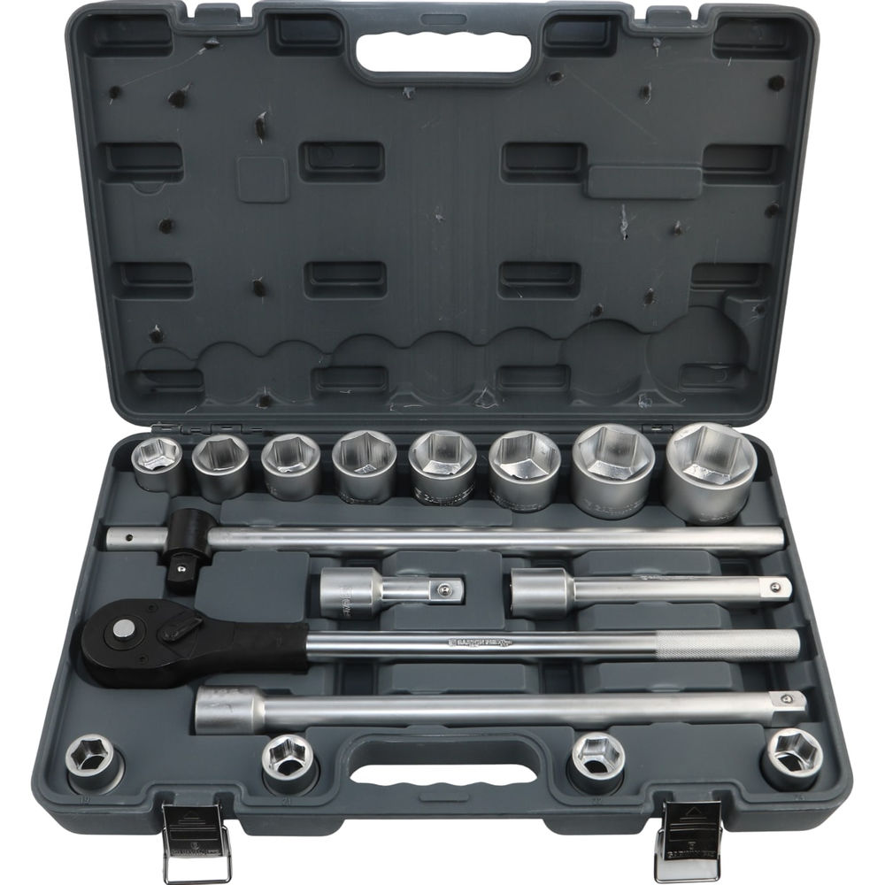 Набор торцевых головок 3/4 6 гр., 19-50 мм, 17 пр., GARWIN PRO, 643550