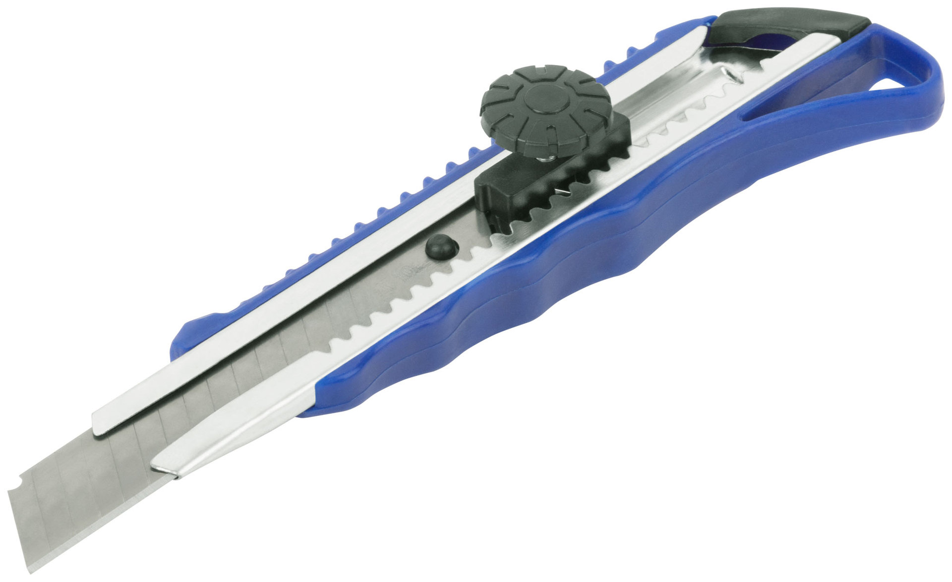 Нож технический пластиковый 18 мм, вращающийся прижим (10194М)