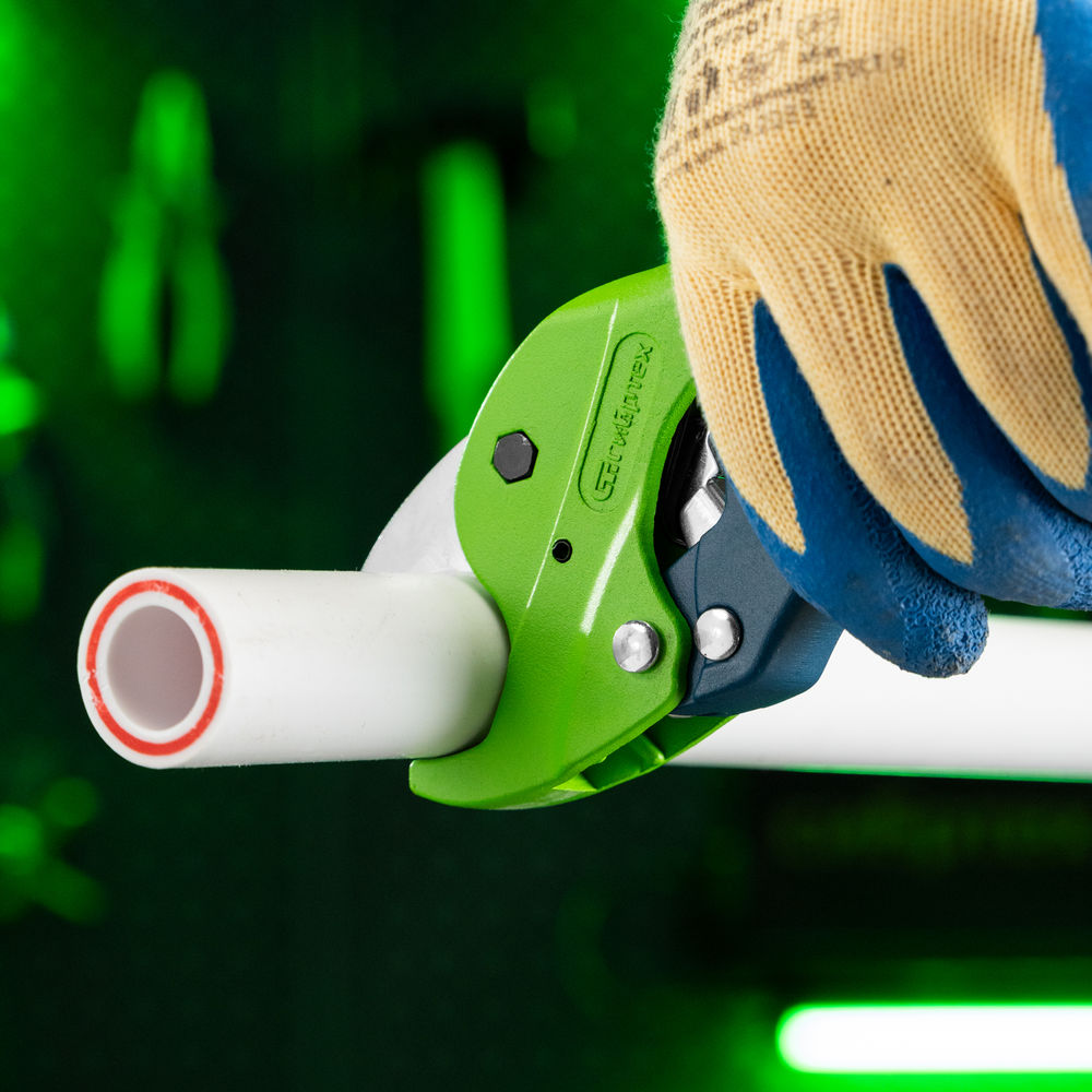 Ножницы для резки изделий из пластика, усиленные, полуавтомат, D до 35 мм Сибртех (78406)