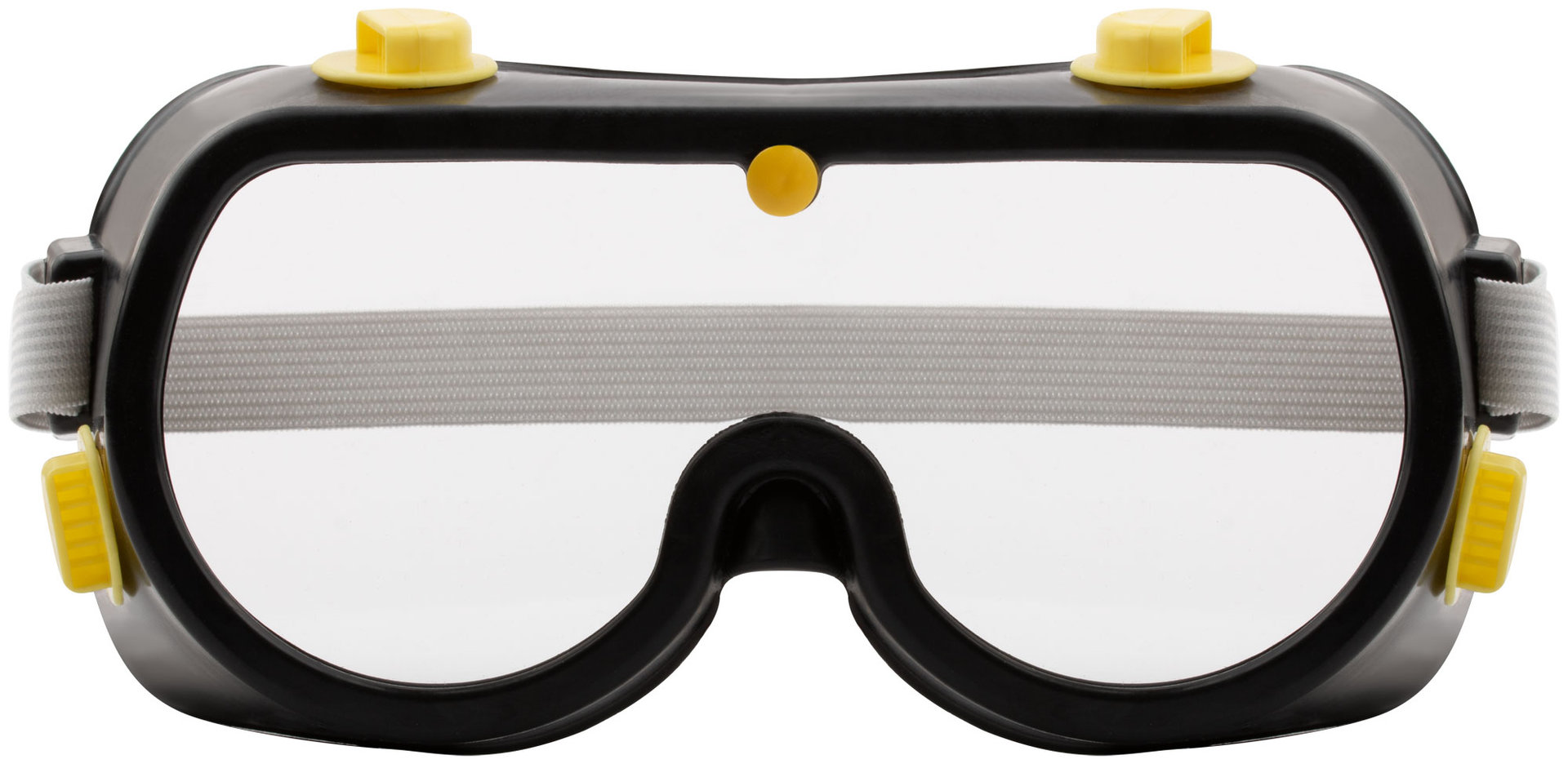 Очки защитные с непрямой вентиляцией, черный корпус (12225)