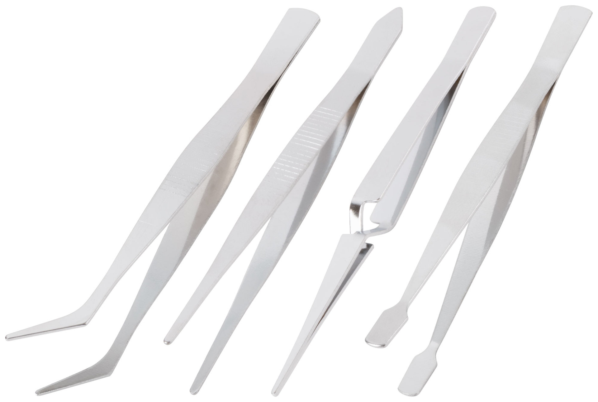 Пинцеты набор 4 шт.нержавеющие (67445)
