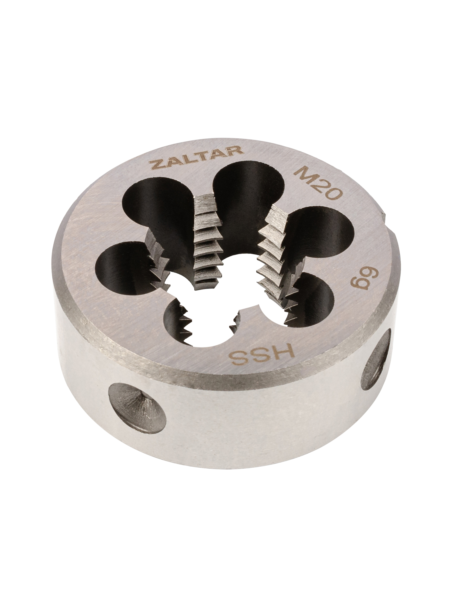 Плашка круглая резьбонарезная HSS, DIN 223 B (DIN EN 22568), M20 x 2.5, 45 x 18 (ZA-10411)