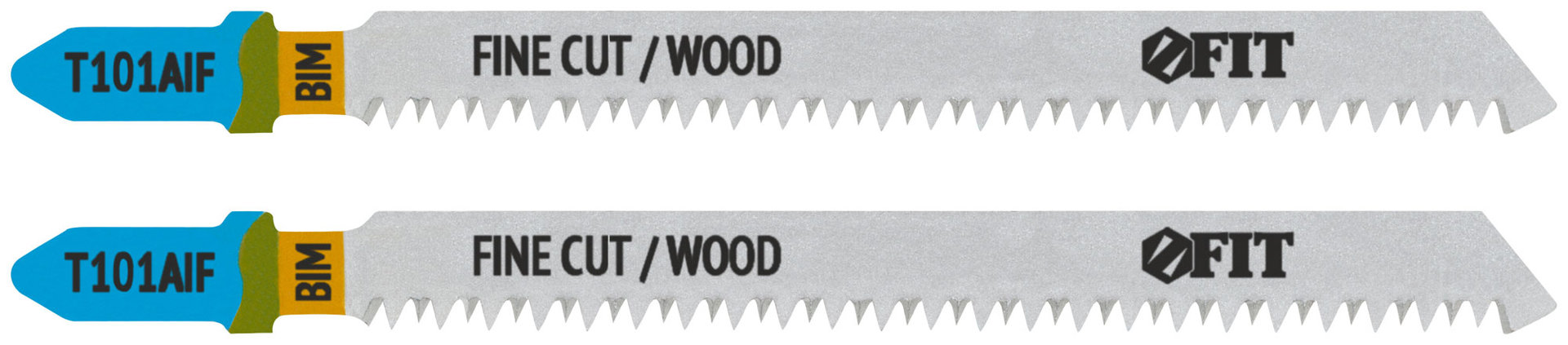 Полотна по дереву, Bimetal, остроконечные зубья, 100/77/1,8 мм (T101AIF), 2 шт. (40900)