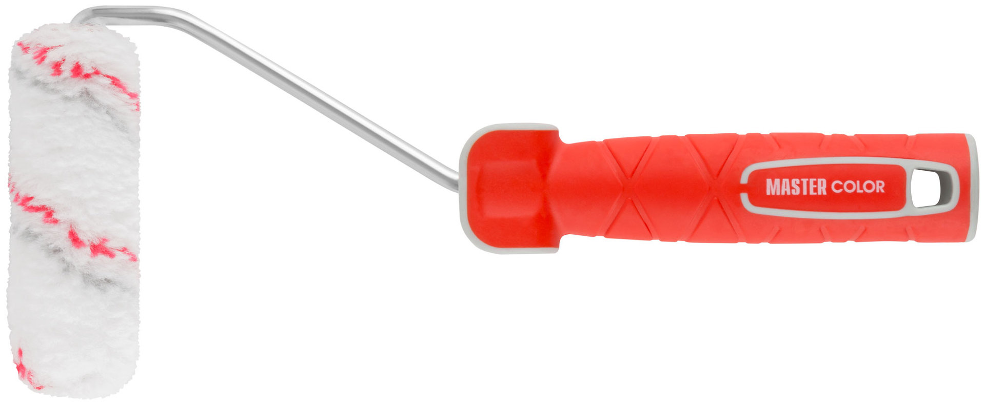 Ролик, ядро 15 мм, полиамид, ворс 12 мм, 2К-ручка 27 см, 100 мм (30-1067)