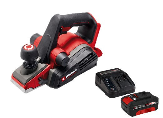 Рубанок аккумуляторный Einhell PXC TP-PL 18/3 Li BL,18В,82мм,0-3мм + 1 акк.4 Ач + ЗУ 3 А (4345405SET)