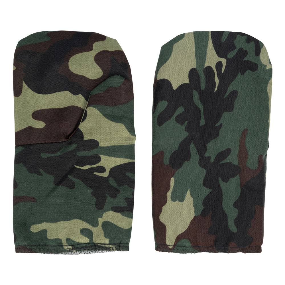 Рукавицы зимние, защита от пониж температур и мех воздействий, утеплитель ватин, камуфляж Сибртех (68154)