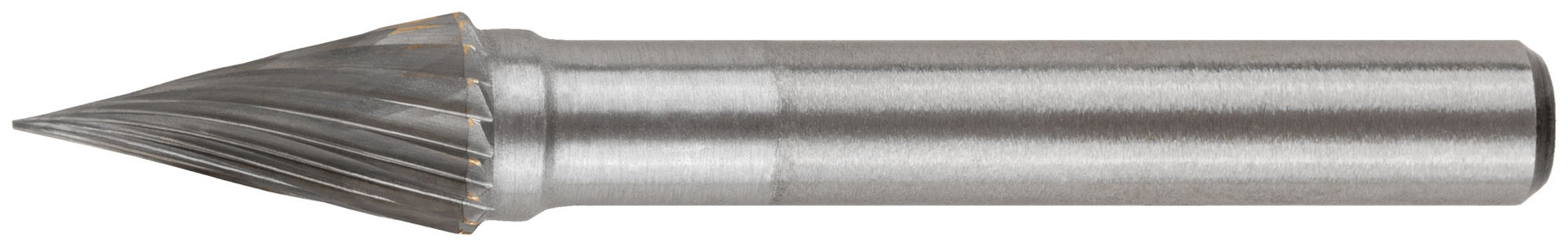 Шарошка карбидная Профи, штифт 6 мм, коническая (36596)